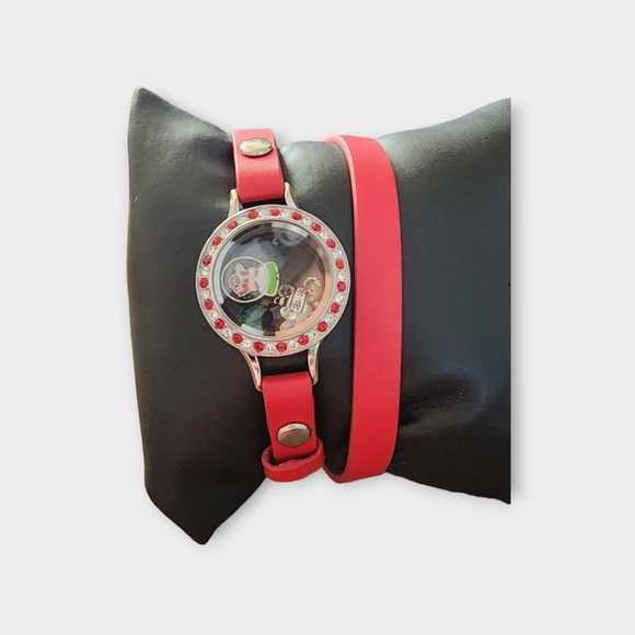 Origami Owl Jewelry - Origami owl leather‎ Christmas wrap